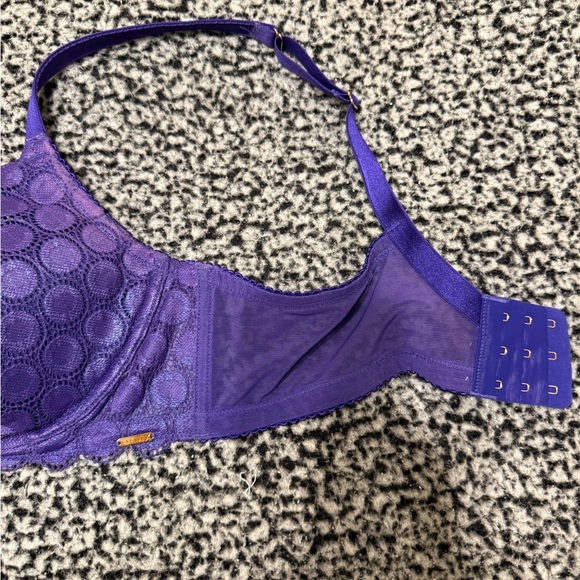 Savage X Fenty Vibrant Purple Lace Bra - Picture 4 of 5